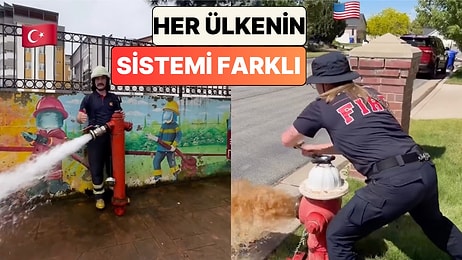 Dünyanın Dört Bir Yanından İtfaiyeciler Farklı Ülkelerdeki Yangın Musluklarının Nasıl Açıldığını Gösterdi