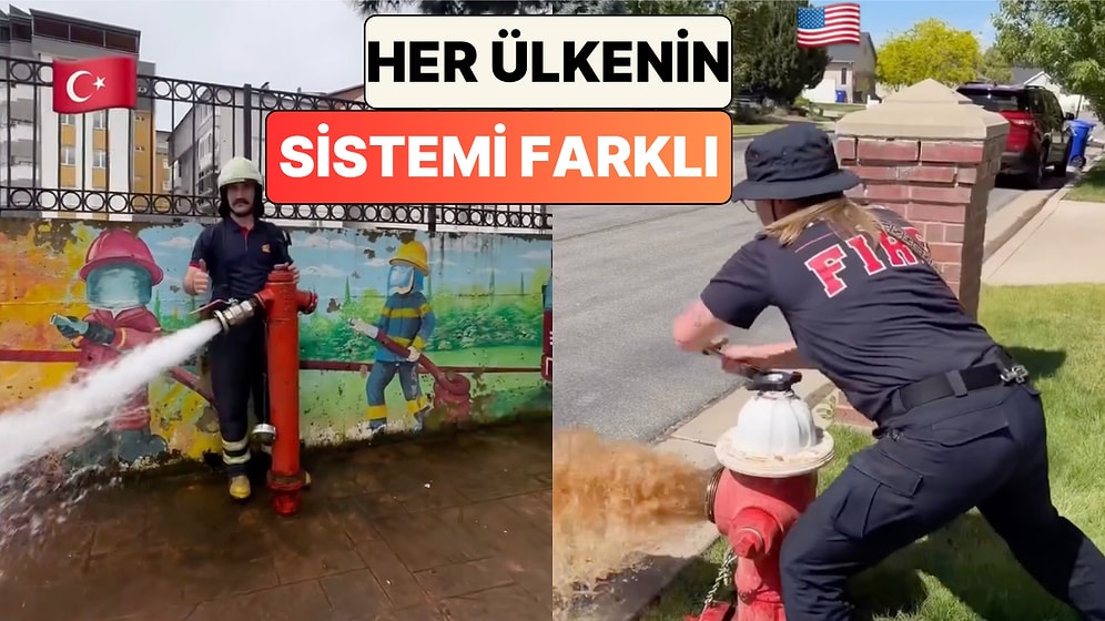 Dünyanın Dört Bir Yanından İtfaiyeciler Farklı Ülkelerdeki Yangın Musluklarının Nasıl Açıldığını Gösterdi