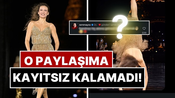Paris’te Podyumu Sallayan Serenay Sarıkaya Kendisine Yapılan Yapay Zeka Editine Cevap Verdi!