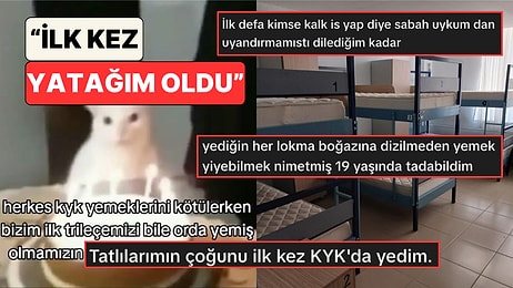 İlk Trileçesini Yurtta Yediğini Paylaşan Gence Gelen Yorumlar Boğazları Düğümledi