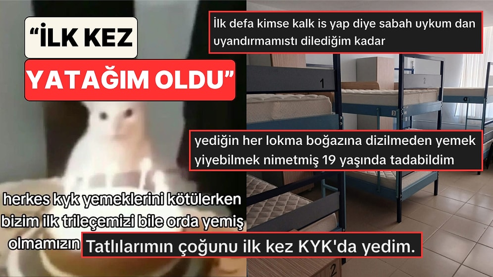 İlk Trileçesini Yurtta Yediğini Paylaşan Gence Gelen Yorumlar Boğazları Düğümledi