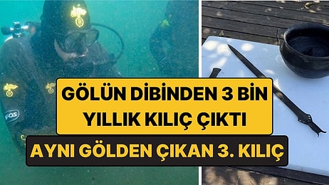 Göl Dibinden 3 Bin Yıllık Üçüncü Kılıç Çıktı: Neden Orada Oldukları Hâlâ Bilinmiyor