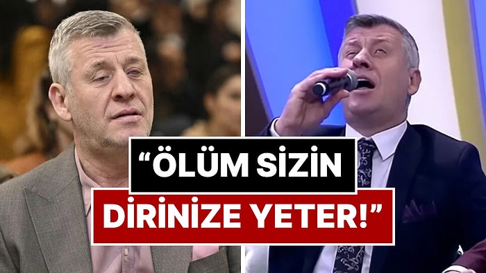 Metin Şentürk Ameliyattan Sonra Sahneye Çıktı: "Ölüm Sizin Dirinize Yeter Manyaklar!"