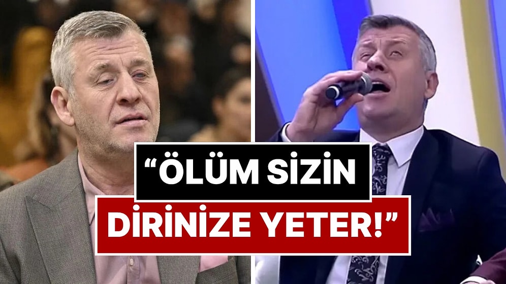 Metin Şentürk Ameliyattan Sonra Sahneye Çıktı: "Ölüm Sizin Dirinize Yeter Manyaklar!"