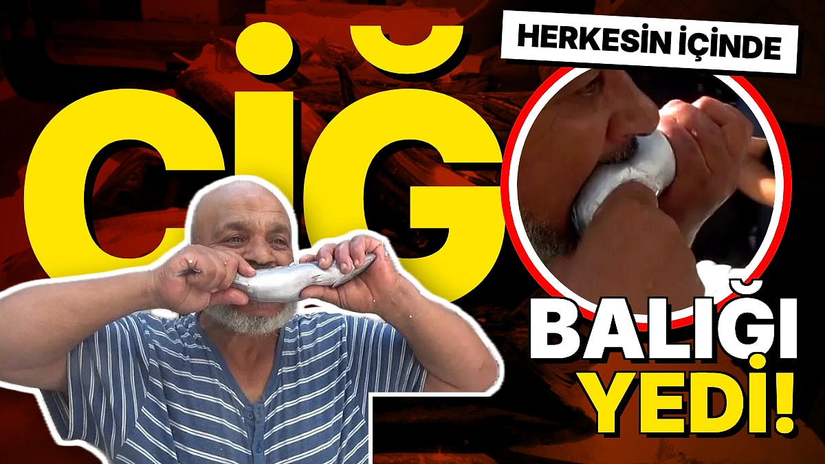 Kilis'te Palamut 100 Liraya Düştü: Tezgahtaki Usta Balığı Çiğ Çiğ Yiyince Görenler Bir Daha Baktı