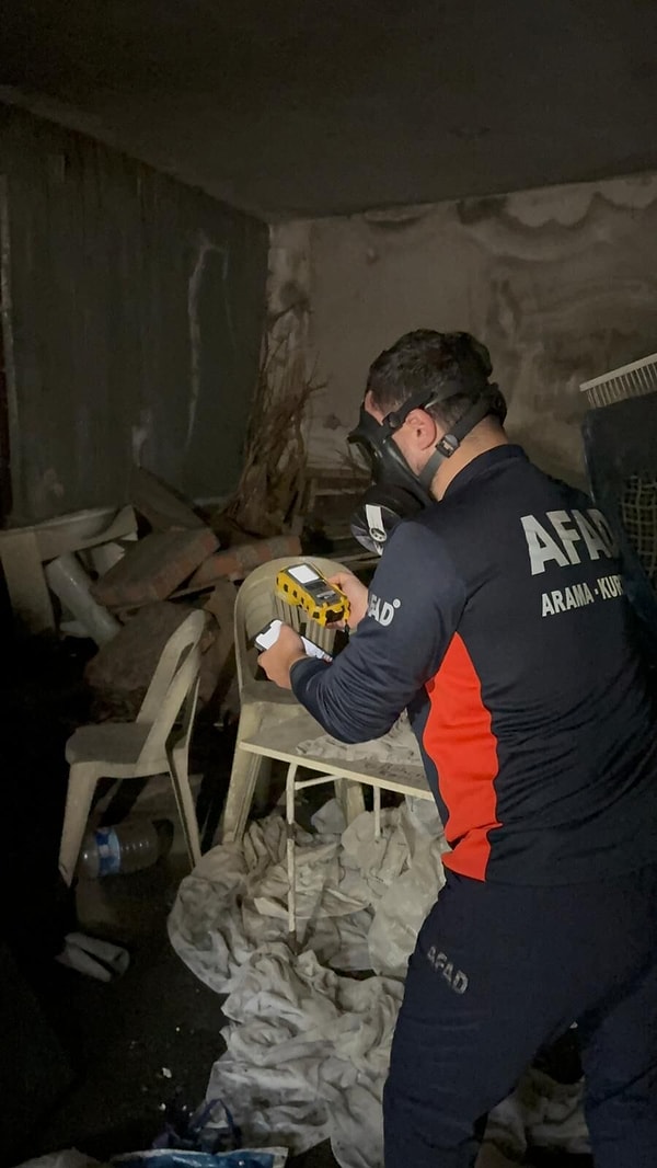 AFAD'ın ölçümünde radyasyon riski çıkmadı, madde yanıcı ya da patlayıcı değil