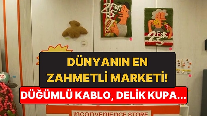 Seattle'da 'Zahmet Marketi': Düğümlü Kablo ve Delik Kupa Satıyorlar!