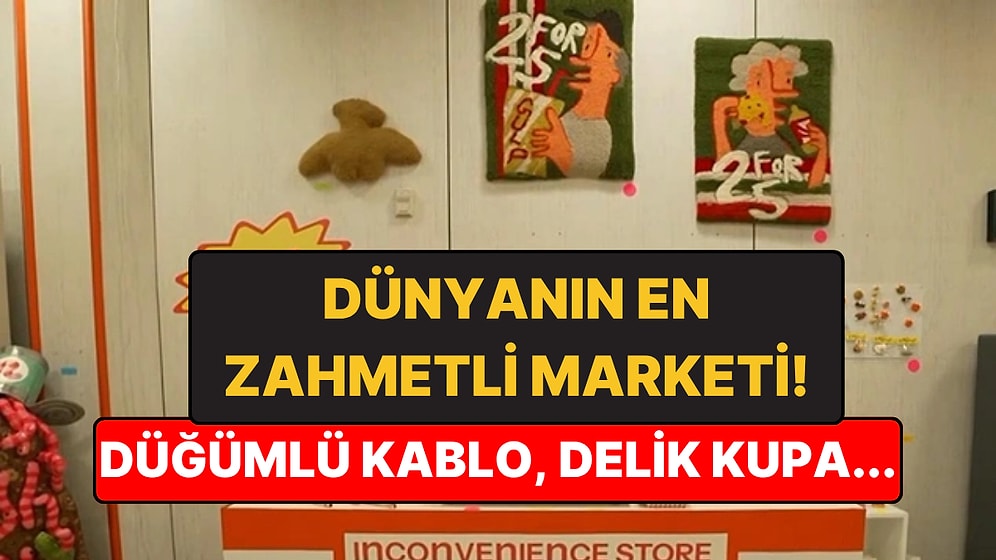 Seattle'da 'Zahmet Marketi': Düğümlü Kablo ve Delik Kupa Satıyorlar!
