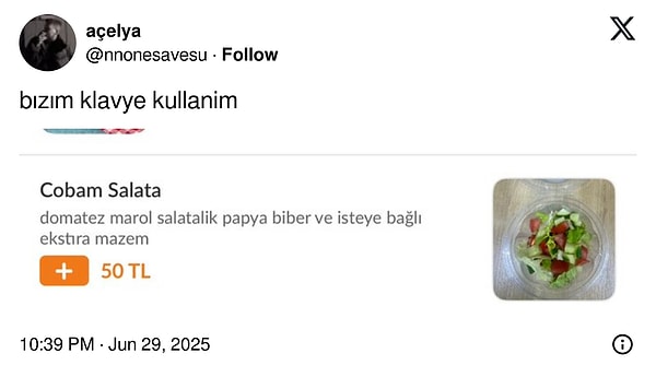 Menüdeki çoban salatayı tanımak için ipucu gerekiyor