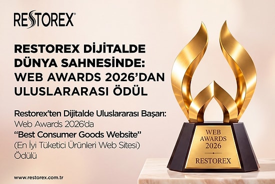 Restorex Dijitalde Dünya Sahnesinde: WebAwards 2026'dan Uluslararası Ödül