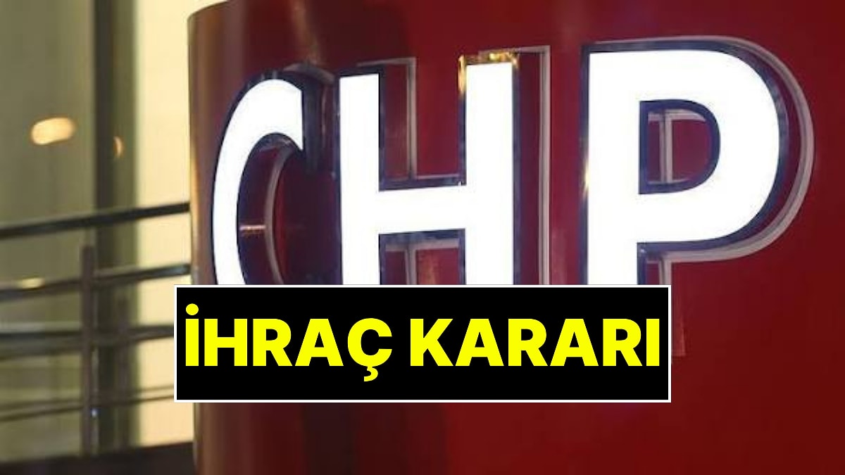 Kadıköy, Sarıyer ve Sancaktepe Belediye Başkanları CHP'den İhraç Edildi