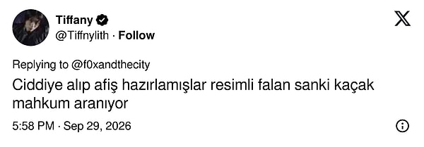 Afişin ciddiyeti kaçak mahkum ilanlarını aratmadı