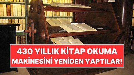 Dört Öğrenci 430 Yıllık Kitap Okuma Makinesini Yeniden Yaptı