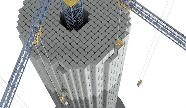 Beton bloklar, kimyasal bataryalar gibi zamanla yıpranmıyor.