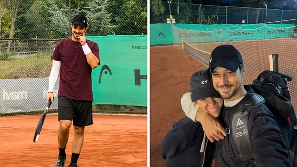 Son olarak sevgilisi Zeynep Artukmaç ile birlikte tenis kortuna inen Mert Yazıcıoğlu, kortta geçirdikleri eğlenceli ve samimi anları sosyal medya hesabından yayımladı.