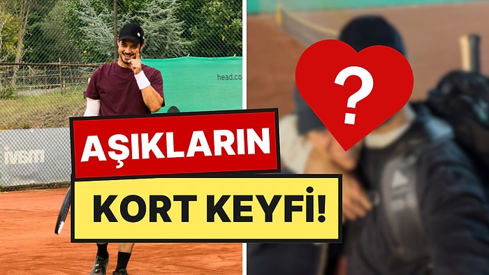 Mert Yazıcıoğlu Sevgilisi Zeynep Artukmaç ile Birlikte Tenis Oynadı