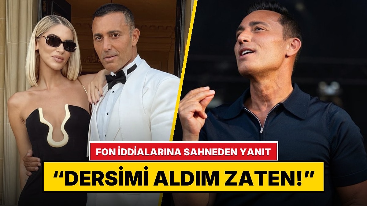 Fon İddialarına Sahneden Yanıt: Mustafa Sandal Yıllar Önceki Otel İşini Hatırlatıp "Dersimi Aldım" Dedi