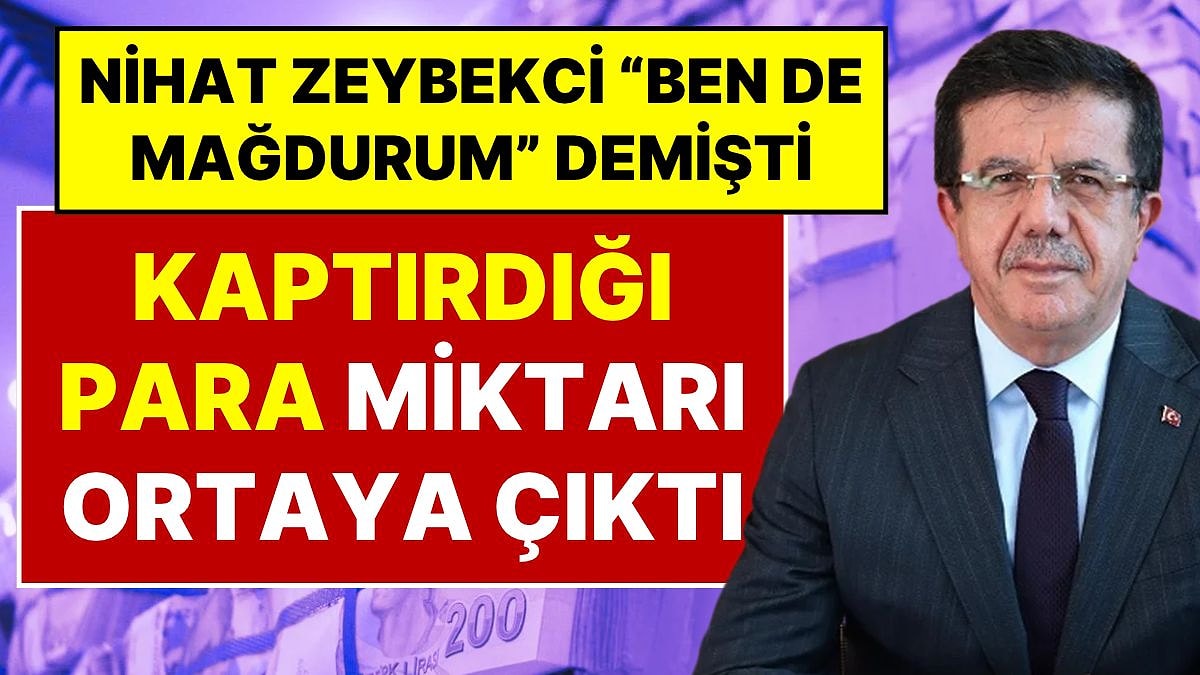 İsmail Saymaz Açıkladı: "Fonlarda Ben de Mağdurum" Diyen AKP'li Nihat Zeybekci'nin Kaptırdığı Para Belli Oldu