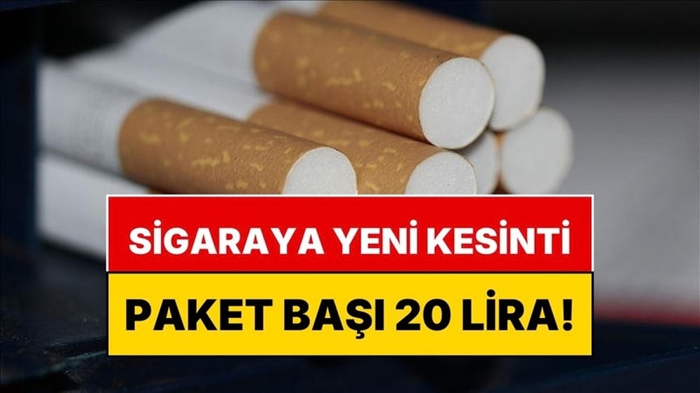 Sağlık Bakanlığı Düğmeye Bastı: Sigaranın Paketine 20 Lira, Cipse Yüzde 20 Fon Geliyor