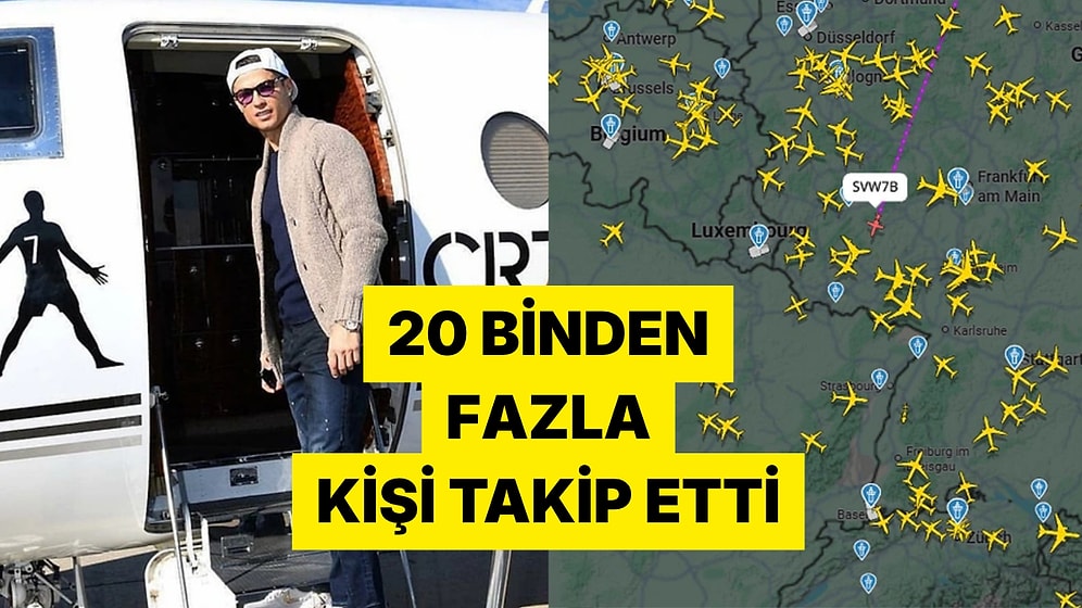Portekiz Kampını Terk Eden Ronaldo'nun Madrid Uçuşu Dünyanın En Çok Takip Edilen Uçuşu Oldu