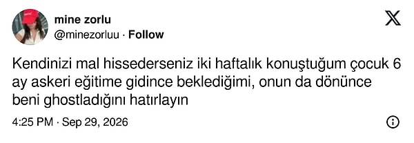 İki haftalık tanışıklık için altı ay beklemenin karşılığı ghostlanmak oldu