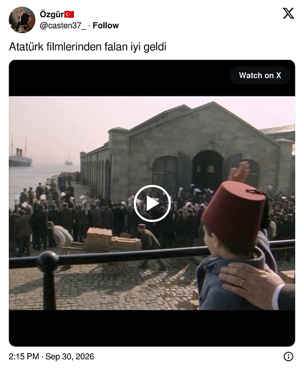 Kimi izleyiciye Atatürk filmlerinden bile daha iyi geldi