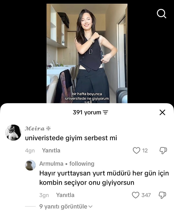 Başlayalım! Yurtta kalanlar için kıyafet seçimi merkezden yapılıyor.