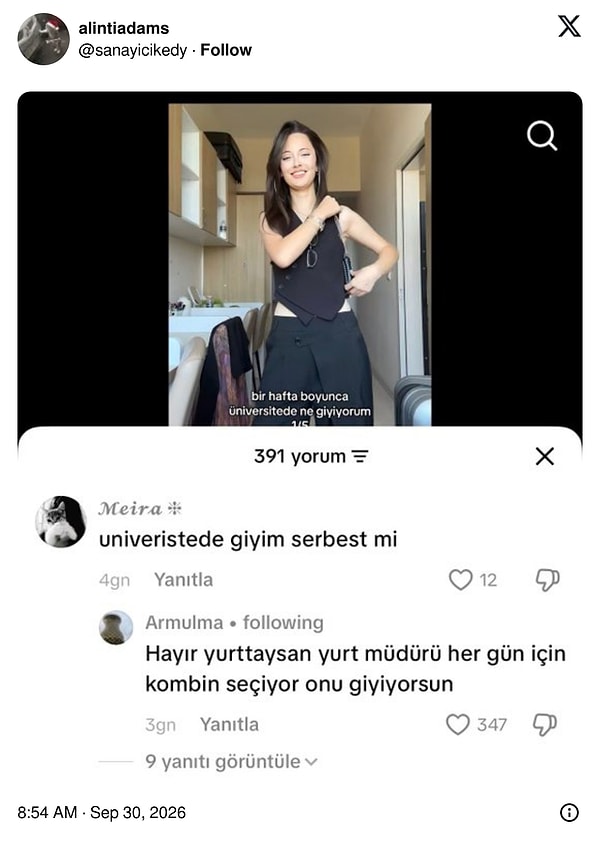Yurtta kalanlara kombin seçme özgürlüğü tanınmıyor