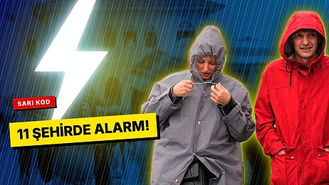 İstanbul Dahil 11 İle Sarı Kod: Öğleden Sonra Şiddetlenecek Sağanak Gece Yarısına Kadar Sürecek