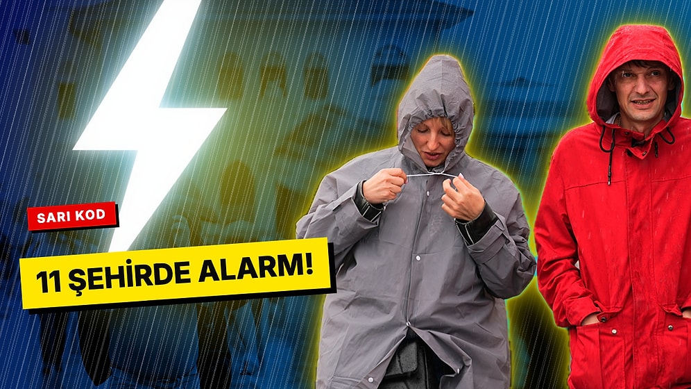 İstanbul Dahil 11 İle Sarı Kod: Öğleden Sonra Şiddetlenecek Sağanak Gece Yarısına Kadar Sürecek
