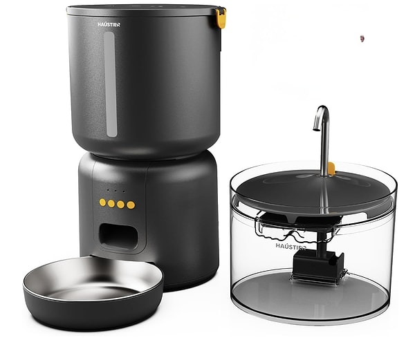 Haustier FW3 akıllı kedi mama kabı ve su pınarı 2'li set son 365 günün en düşüğü net 2.799,00 TL!