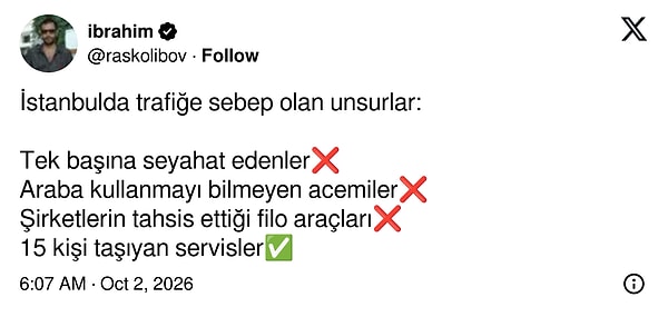 Trafik suçlularını tek tek eleyip servise ulaşan liste