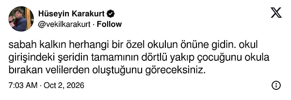 Özel okul önünde dörtlü yakan velileri işaret eden gözlem