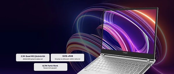 14 inç 16:10 QHD ya da OLED 2K ekran, 13. Nesil Intel Core işlemci ve Copilot desteği Nirvana Z100'ü ofise, dizi-filme ve yapay zeka araçlarına hazırlıyor.