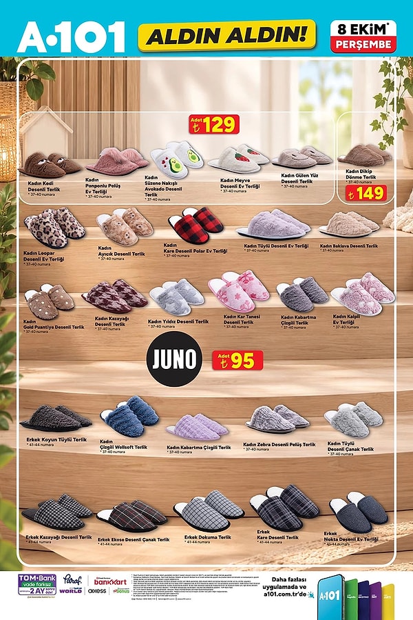 Juno Kadın Süzene Nakışlı Avokado Desenli Terlik 129 TL
