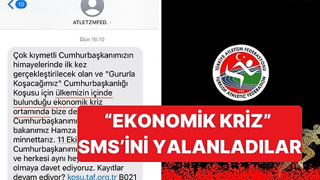 Atletizm Federasyonu'nun SMS'inde 'Ekonomik Kriz' Çıktı: Atılan SMS'i Siber Saldırı Diyerek Yalanladılar