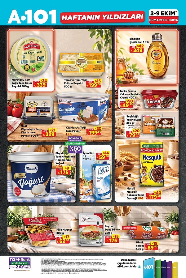 Muratbey Tam Yağlı Taze Kaşar Peyniri 500 g 339 TL