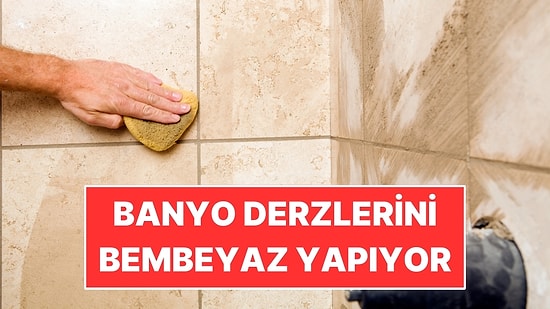 Banyo Derzlerini Saatlerce Fırçalamadan Beyazlatmanın Yöntemi