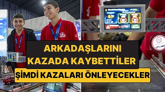 Arkadaşlarını Kazada Kaybeden İkizler: Trafik Kazalarını Önleyecek Sistemle Birinci Oldular
