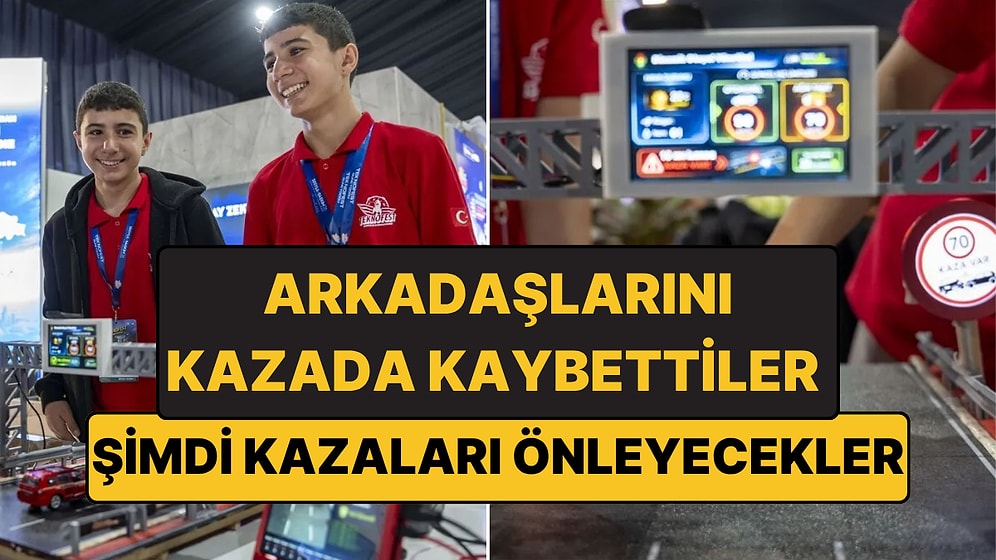 Arkadaşlarını Kazada Kaybeden İkizler: Trafik Kazalarını Önleyecek Sistemle Birinci Oldular