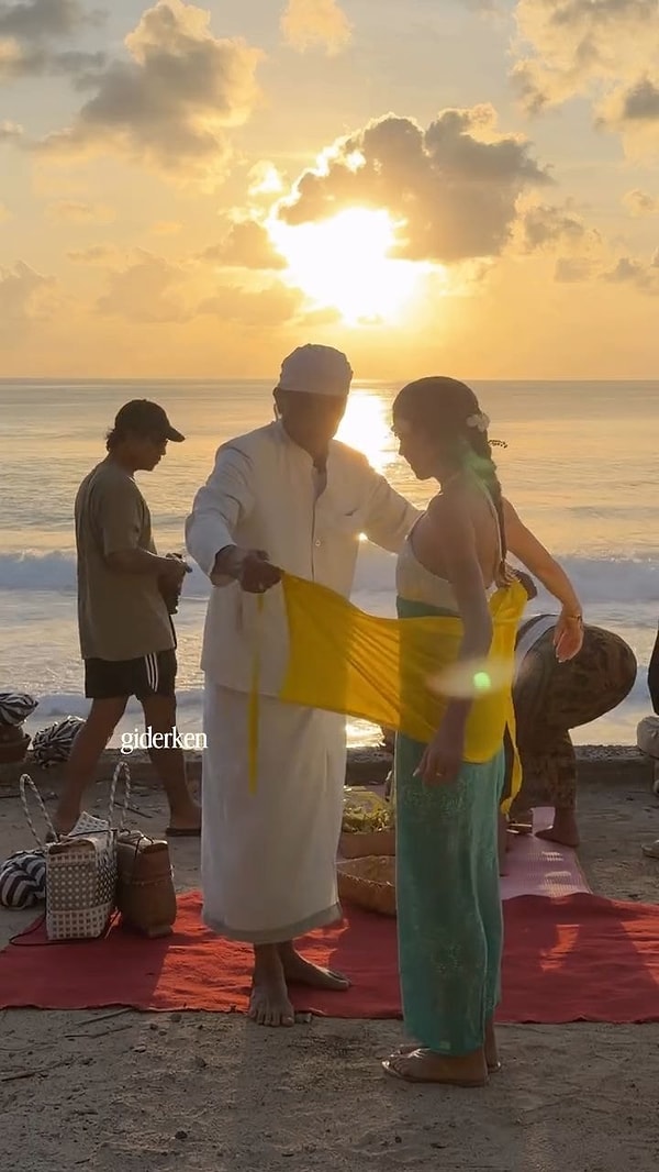 Çift, 10. evlilik yıl dönümlerinde Bali’de yeniden düğün yaptı.