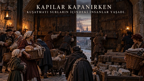 Kapılar kapanırken şehir içinde hayat