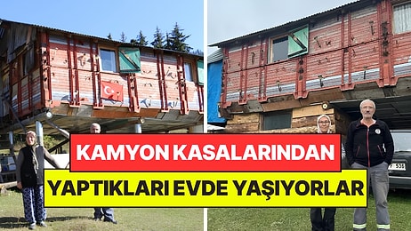 Eşi İçin Kamyon Kasalarından Ev Yaptı: Yılın Çoğunu Orada Geçiriyorlar