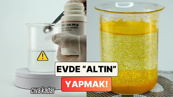 Kimya ile Altın Yapılır mı? Bir Kimyager "Kimyagerlerin Altını" Olarak Bilinen Kurşun İyodür Yapımını Gösterdi