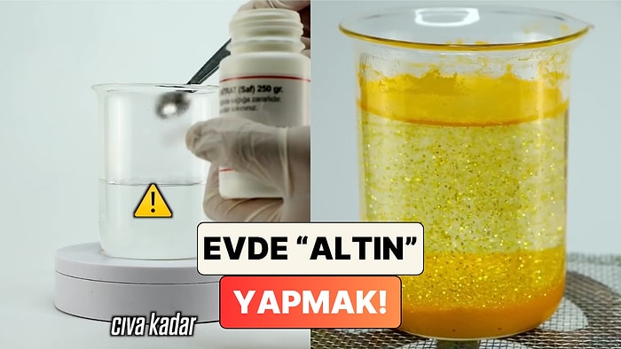 Kimya ile Altın Yapılır mı? Bir Kimyager "Kimyagerlerin Altını" Olarak Bilinen Kurşun İyodür Yapımını Gösterdi