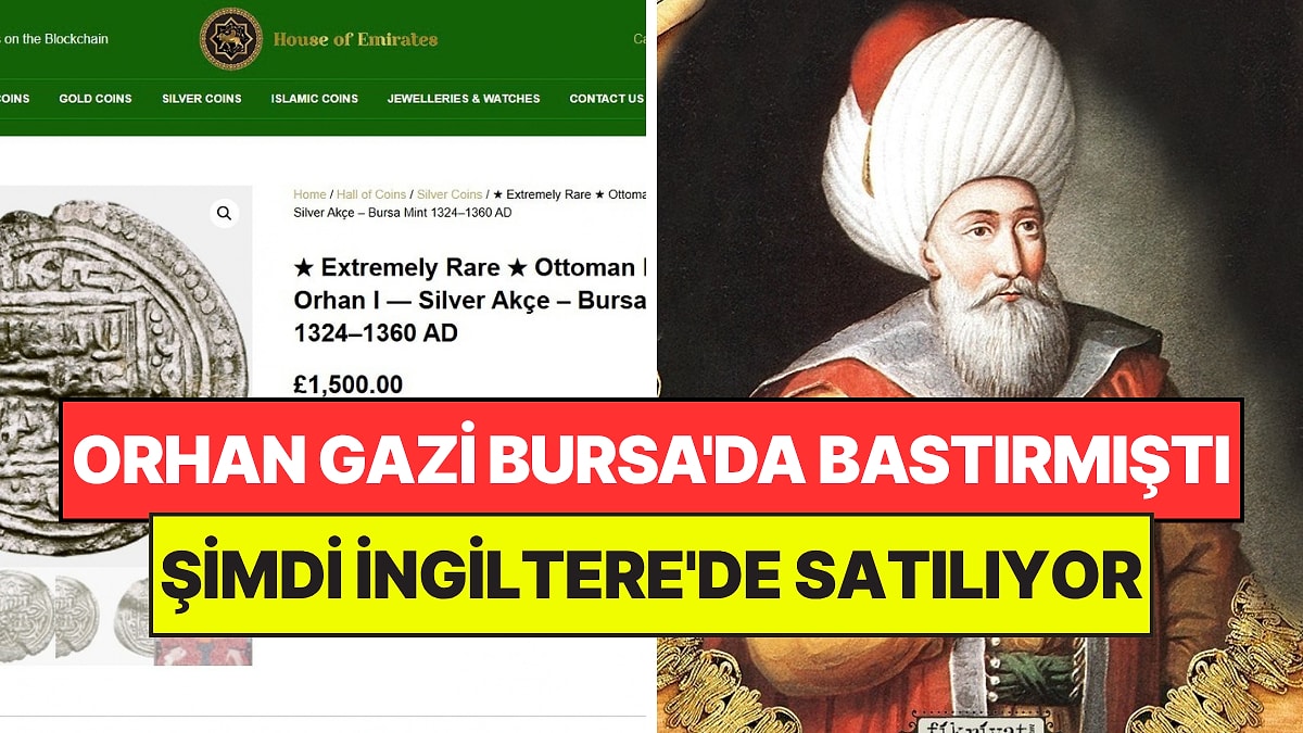 Osmanlı'nın Kuruluş Döneminden Kalma Gümüş Sikke İngiltere'de Satışa Çıktı
