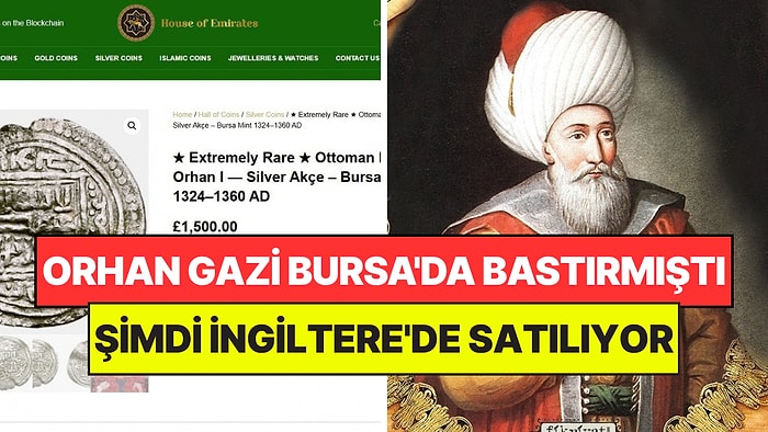 Osmanlı'nın Kuruluş Döneminden Kalma Gümüş Sikke İngiltere'de Satışa Çıktı