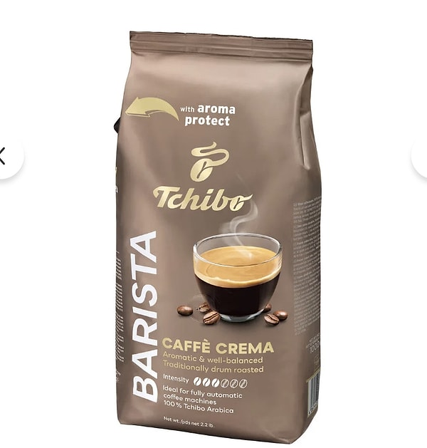 Tchibo Barista Caffé Crema çekirdek kahve Dünya Kahve Günü'ne özel fırsatta!