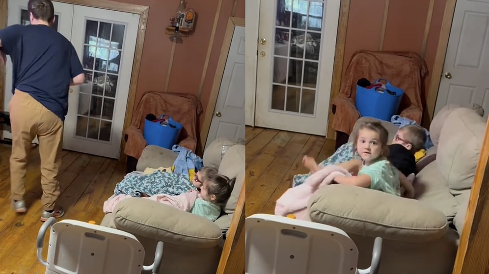 Heartwarming Moment Bedridden Father Walks Again and His Kids Joyfully Run After Him