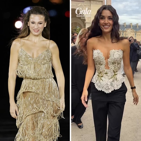 Paris Moda Haftası demişken… Bu hafta Serenay Sarıkaya ve Hande Erçel konuşmaktan dilimizde tüy bitti zaten! 😂
